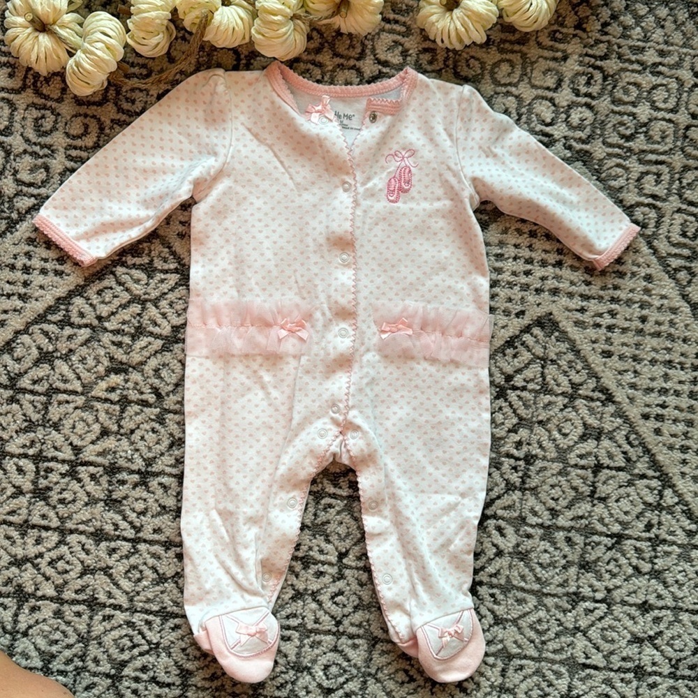 Little Me ballet shoes one piece size 6m